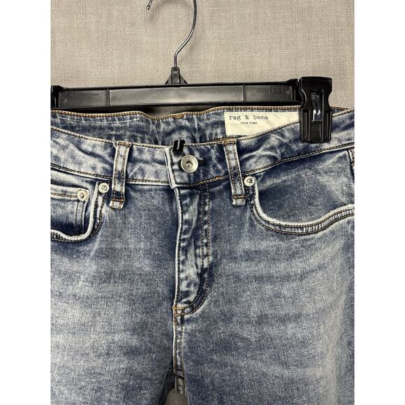 rag & And Bone Dre Low Rise Slim Boyfriend Jean in Nora 26 - Picture 2 of 10